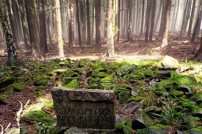 Lekcja geografii na szczycie góry Ślęża - wycieczki szkolna dla licealistów 